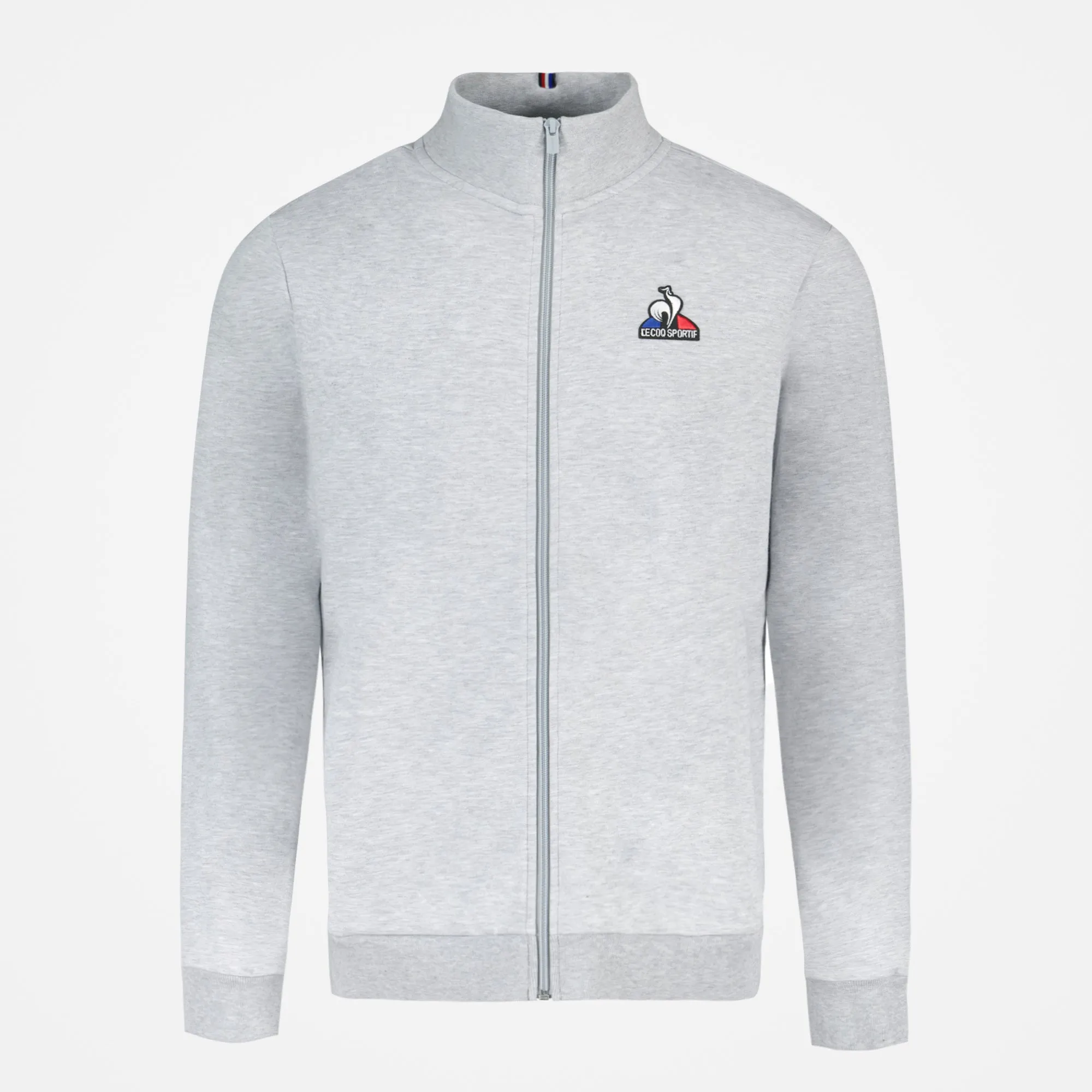 2310563-ESS FZ Sweat N°4 M gris chiné clair | Sweat zippé Homme sold by Le Coq Sportif product image thumbnail 2