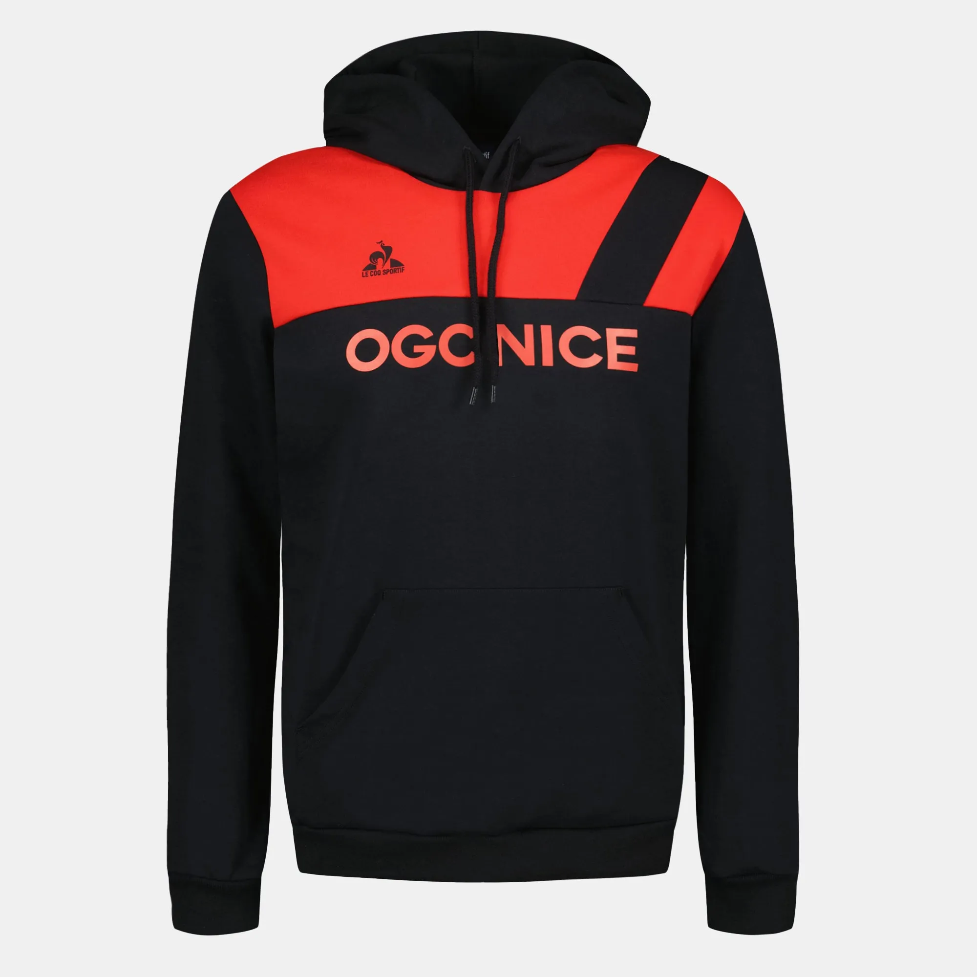 2423031-OGC NICE FANWEAR Hoody N°1 M black/red N | Sweat à capuche Homme sold by Le Coq Sportif product image thumbnail 2
