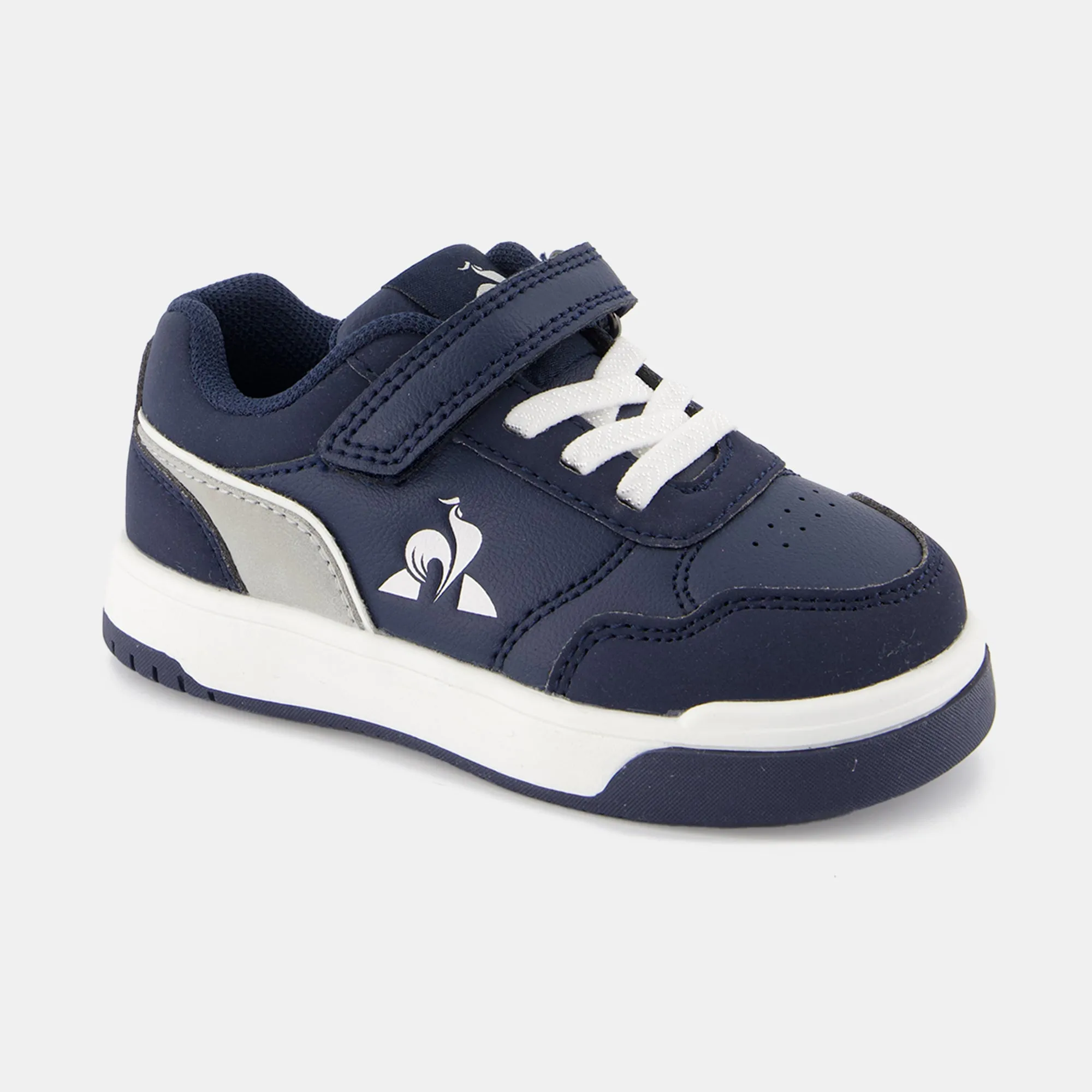 2422710-LCS COURT BREAKER INF moonlit ocean/silv | Chaussures bleues marine COURT BREAKER bébé sold by Le Coq Sportif product image thumbnail 2