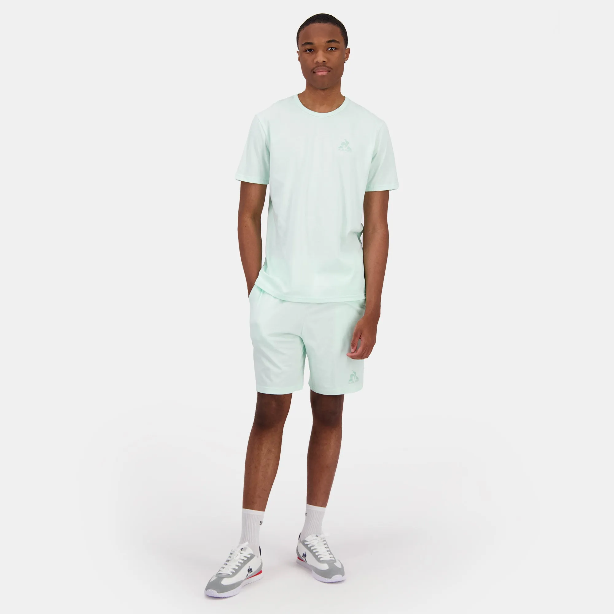 2423176-BAS Short N°1 M honeydew | Short vert pastel Homme sold by Le Coq Sportif product image thumbnail 5