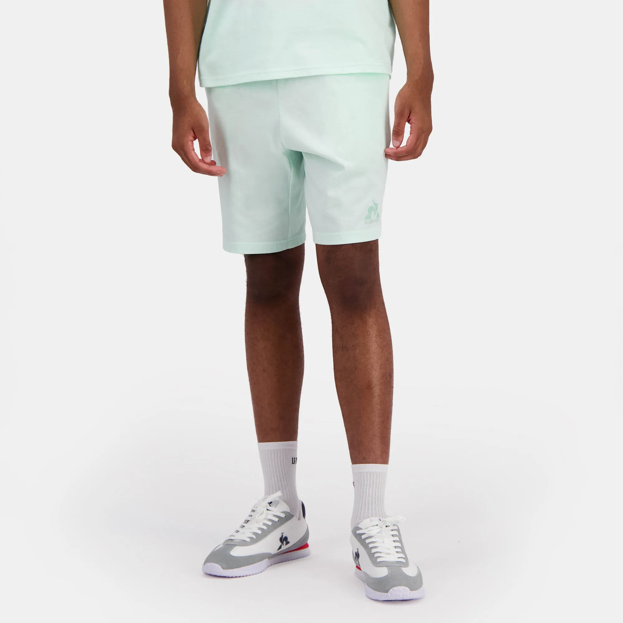 2423176-BAS Short N°1 M honeydew | Short vert pastel Homme sold by Le Coq Sportif