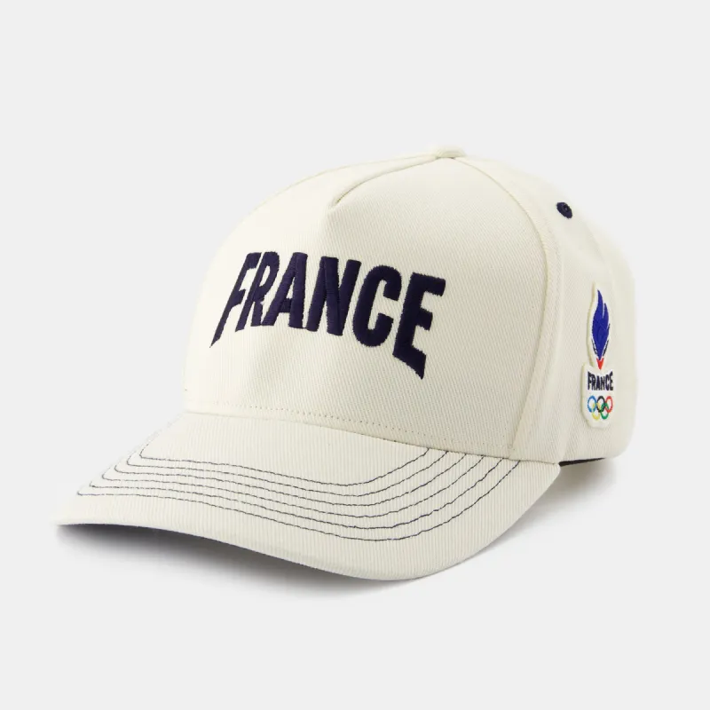 2421474-EFRO 24 Casquette N°2 DOT M marshmallow | Casquette officielle Équipe de France Unisexe sold by Le Coq Sportif