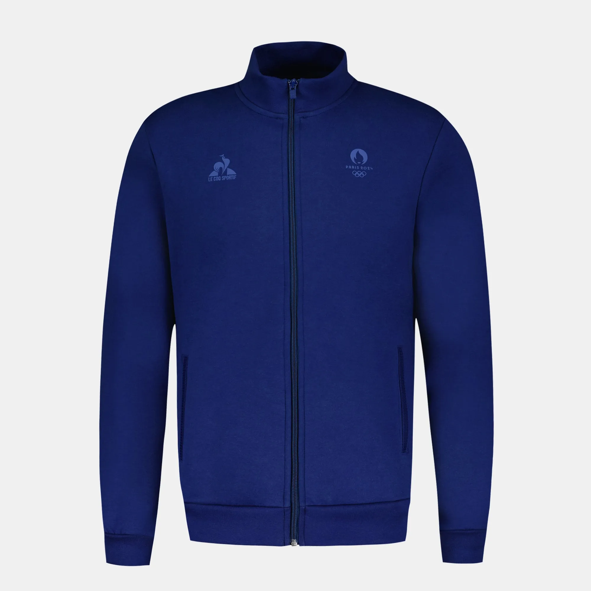 2411054-ESS P24 FZ Sweat N°2 M blue depths | Sweat zippé Homme sold by Le Coq Sportif product image thumbnail 2