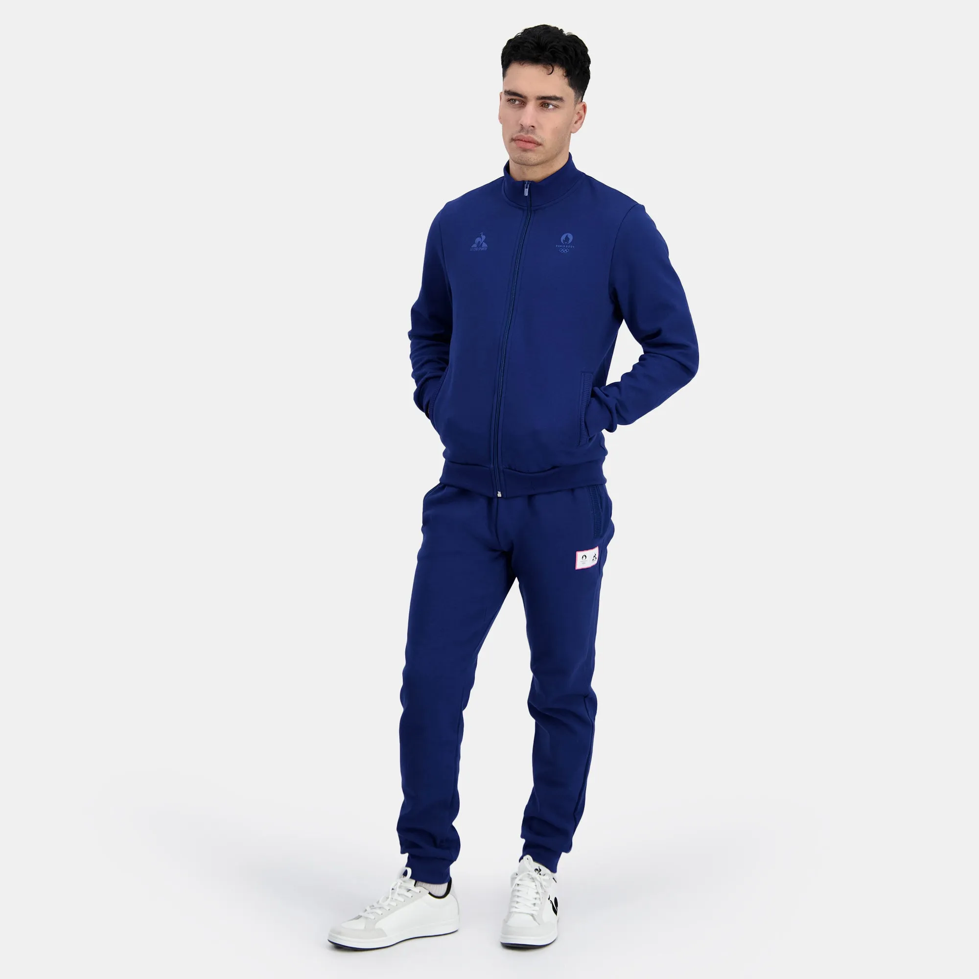 2411054-ESS P24 FZ Sweat N°2 M blue depths | Sweat zippé Homme sold by Le Coq Sportif product image thumbnail 5