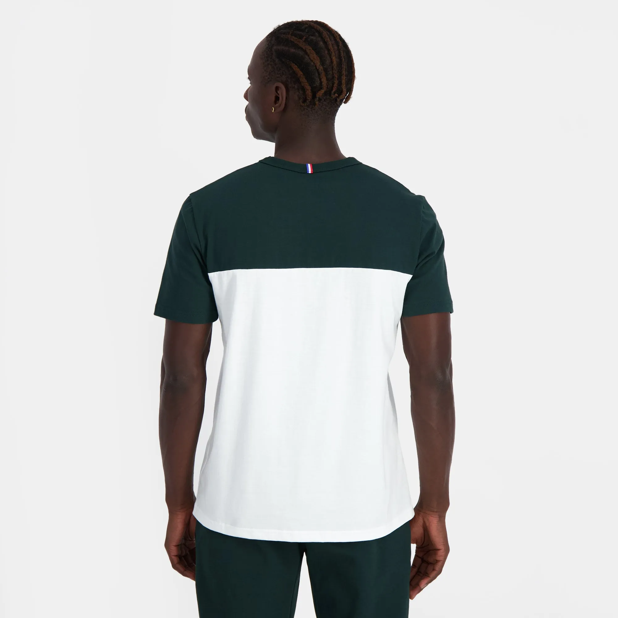 2410194-SAISON 2 Tee SS N°2 M scarab/n.o.w | T-shirt Unisexe sold by Le Coq Sportif product image thumbnail 4