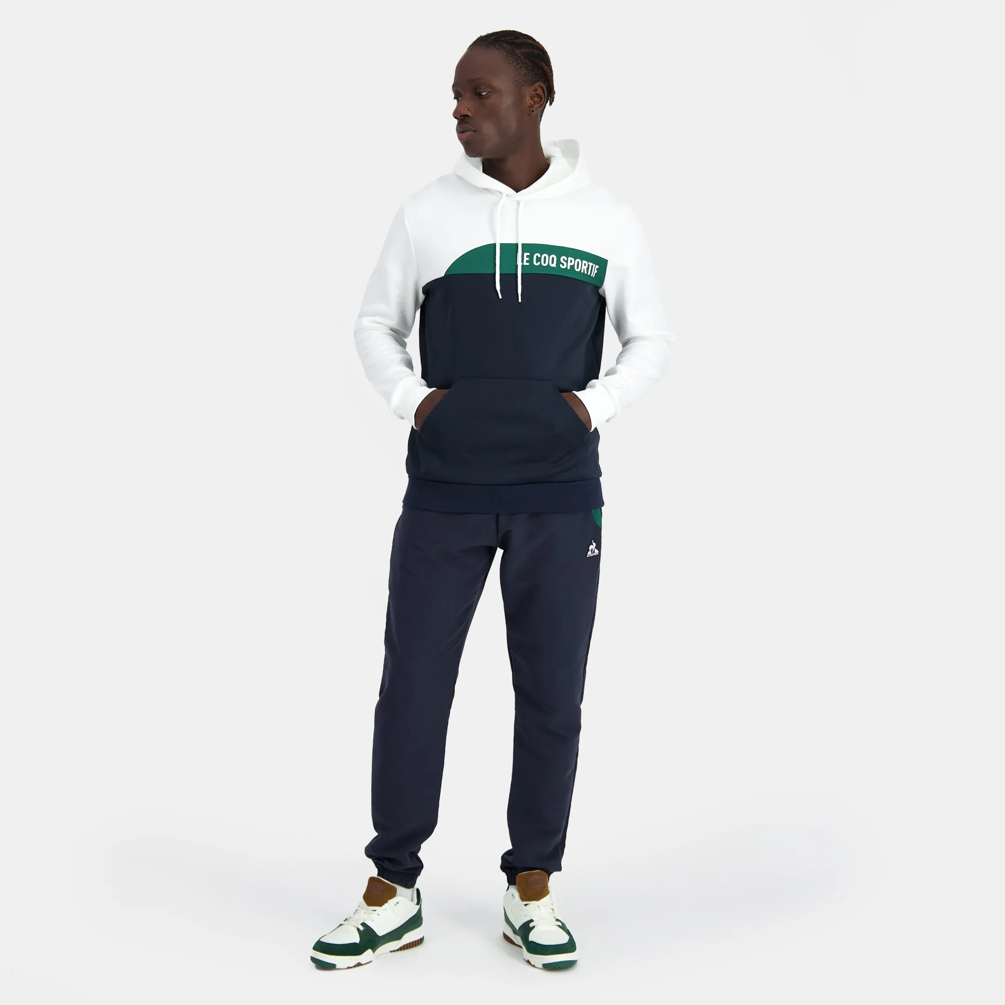 2410196-SAISON 2 Hoody N°1 M n.o.w/sky captain | Sweat à capuche Unisexe sold by Le Coq Sportif product image thumbnail 5
