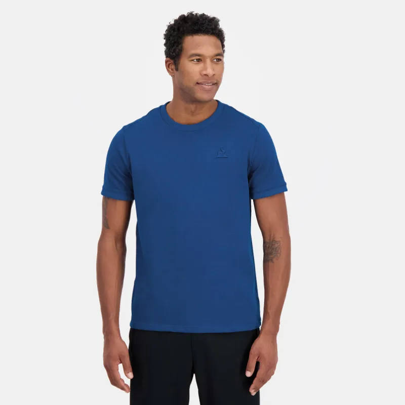 2410405-ESS T/T Tee SS N°1 M bleu perf | T-shirt Homme sold by Le Coq Sportif