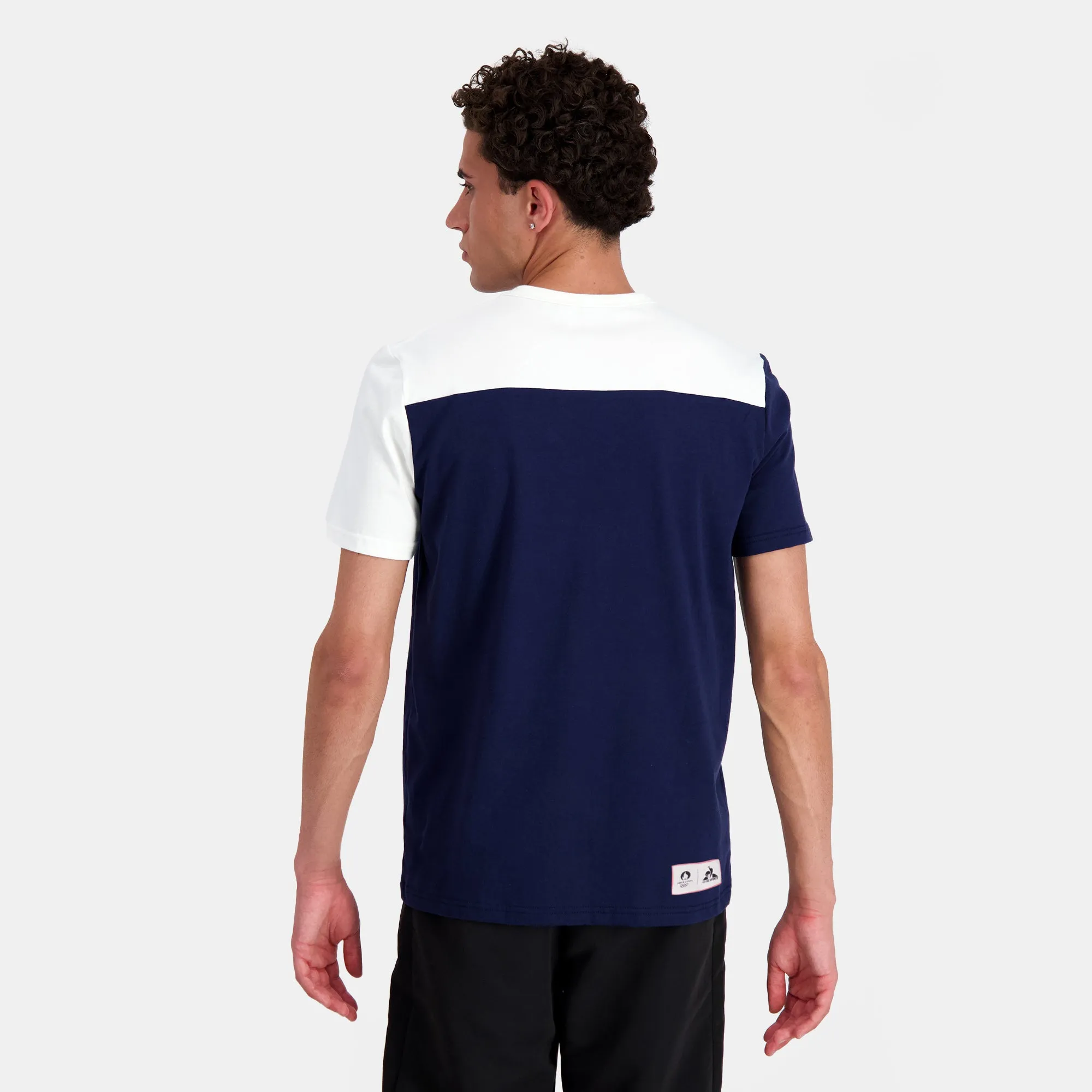 2410567-GRAPHIC P24 Tee SS N°3 M bleu nuit/marsh | T-shirt Homme sold by Le Coq Sportif product image thumbnail 4