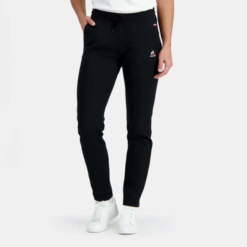 2410176-ESS Pant Slim N°1 W black | Pantalon Slim Femme sold by Le Coq Sportif
