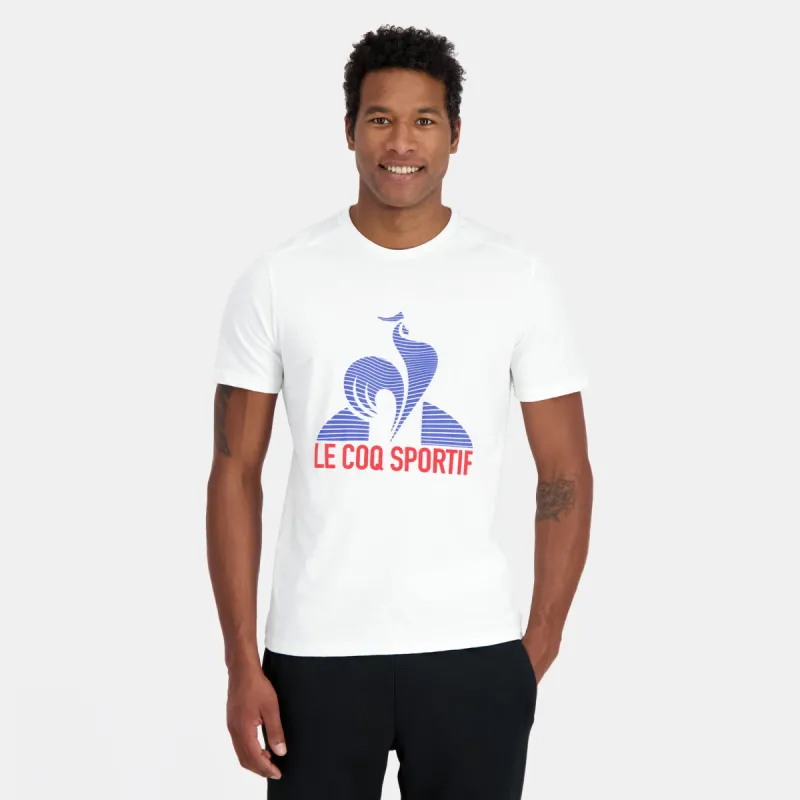 2410523-TENNIS FANWEAR Tee SS 24 N°1 M n.o.w/ro | T-shirt Homme sold by Le Coq Sportif