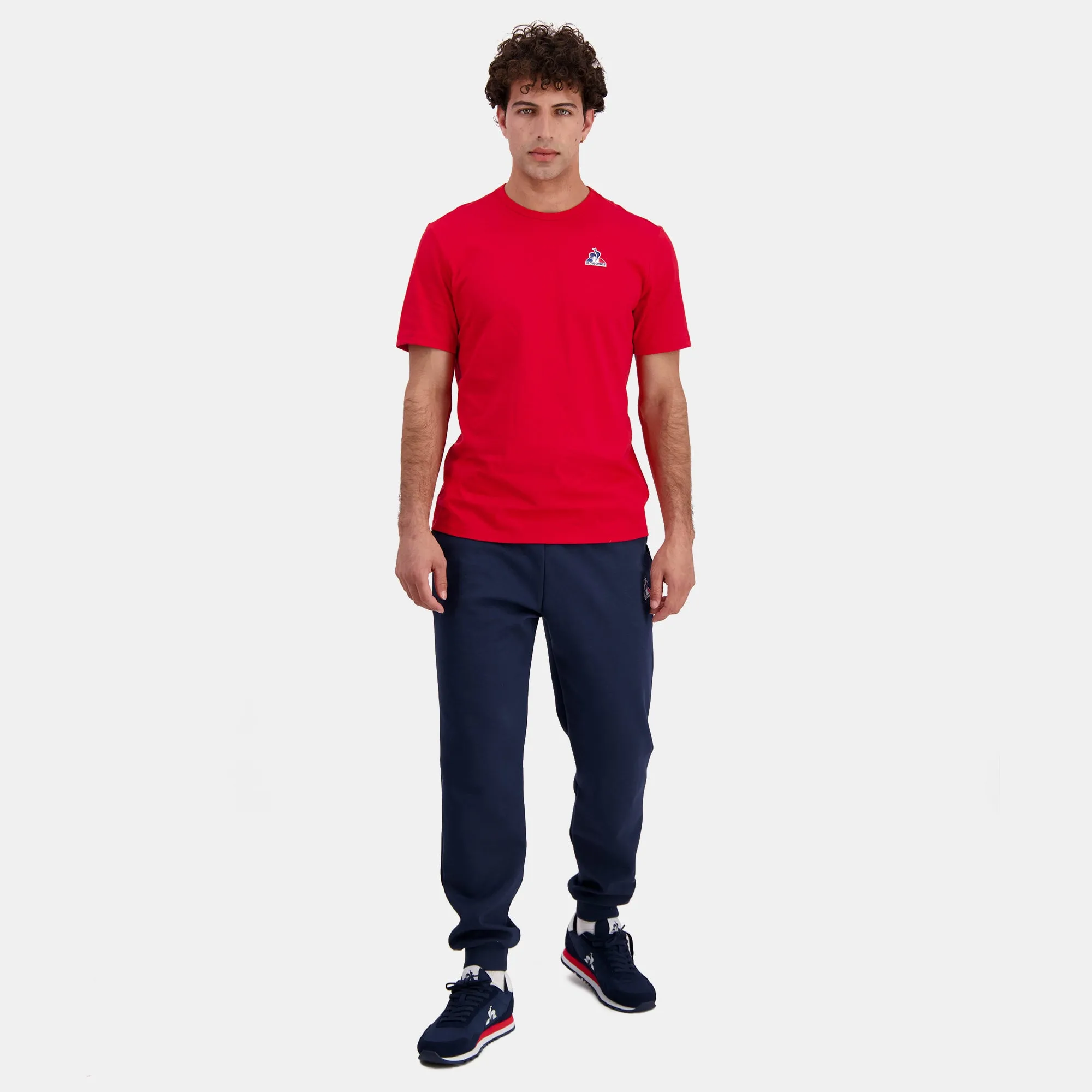 2422950-ESS Tee SS N°1 M pur rouge | T-shirt Homme sold by Le Coq Sportif product image thumbnail 3