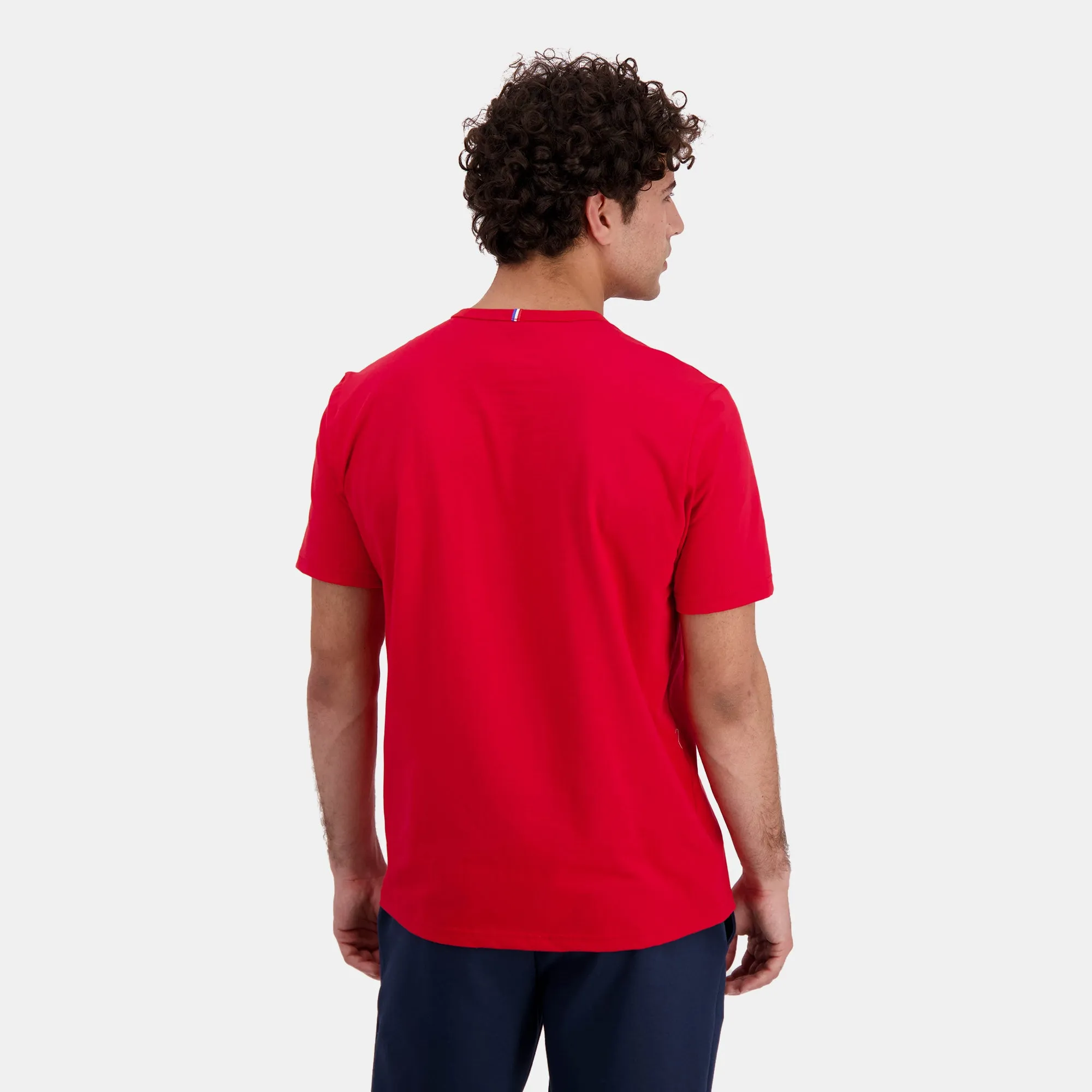 2422950-ESS Tee SS N°1 M pur rouge | T-shirt Homme sold by Le Coq Sportif product image thumbnail 2