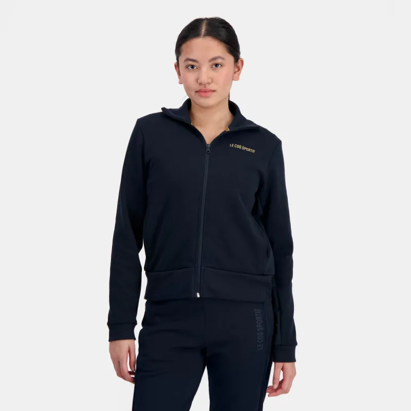 2410984-NOEL LF FZ Sweat N°1 W sky captain | Sweat zippé Femme sold by Le Coq Sportif
