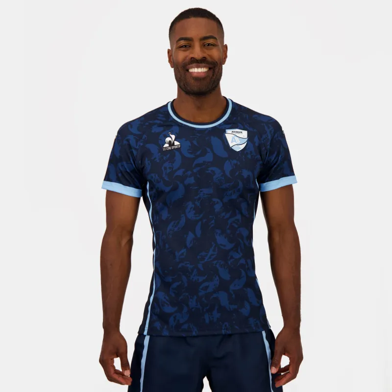 2422762-AB Replica Maillot SS M blue navy | Maillot replica Away Aviron Bayonnais sold by Le Coq Sportif