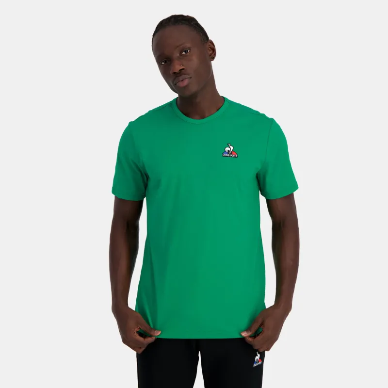 2410186-ESS Tee SS N°4 M vert forez | T-shirt Homme sold by Le Coq Sportif