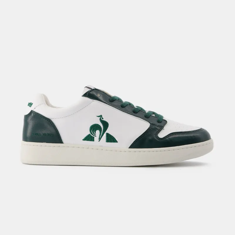 2310241-TERRA optical white/greener pastures | Chaussures TERRA en cuir végétal Unisexe sold by Le Coq Sportif