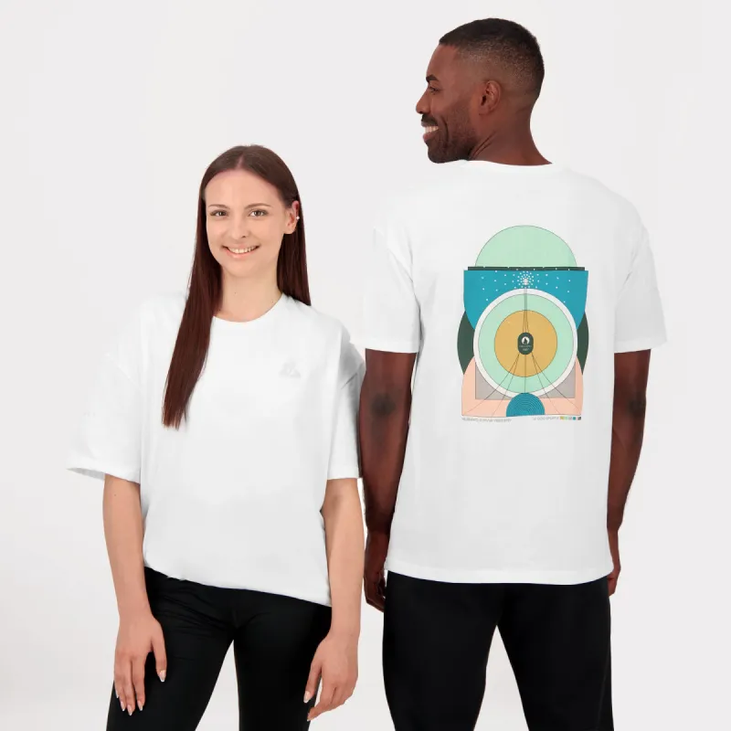 2411084-P24 QUARTIER DES JEUX Tee SS N°1 M new o | T-shirt capsule Tour Eiffel Unisexe sold by Le Coq Sportif