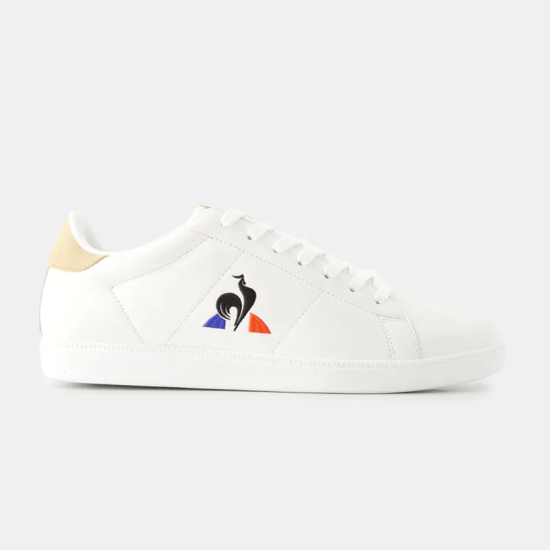 2410698-COURTSET_2 optical white/tan | Chaussures COURTSET_2 Homme sold by Le Coq Sportif