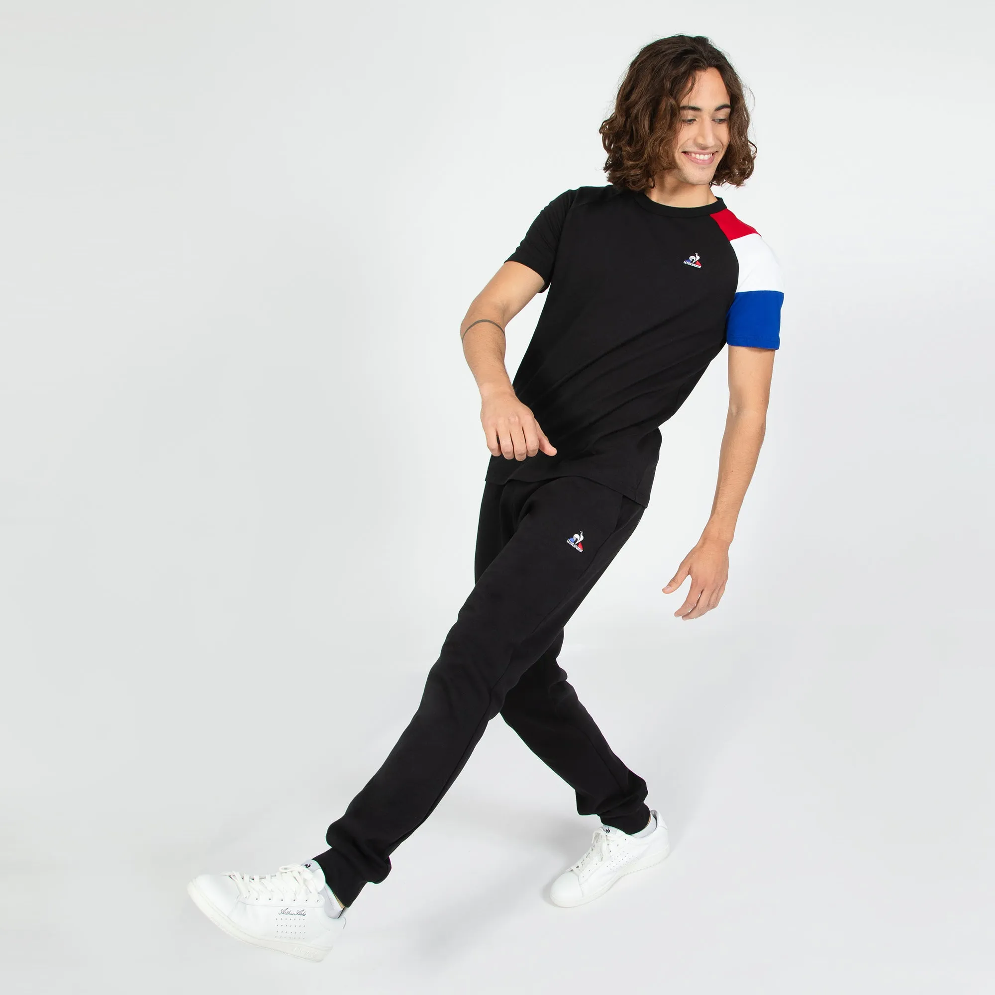 2210553-BAT Tee SS N°1 M black/n.o.w/b.electro/r | T-shirt Unisexe sold by Le Coq Sportif product image thumbnail 5