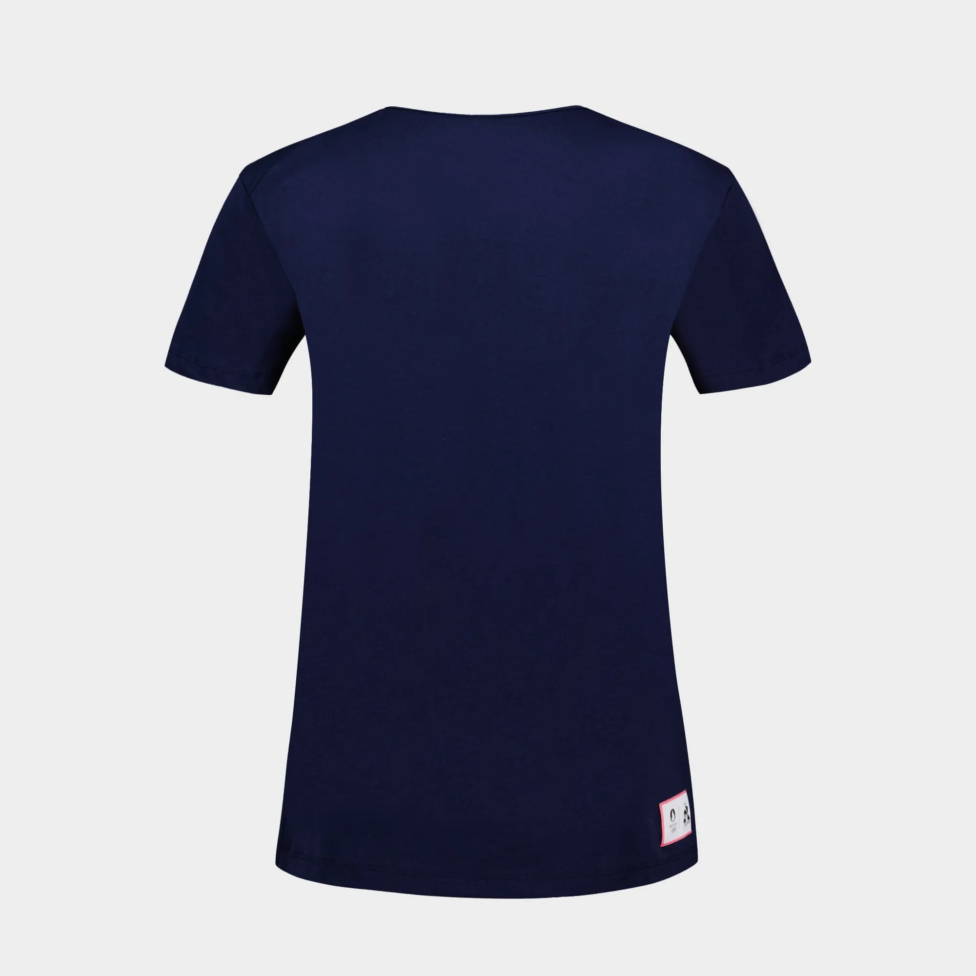 2410577-ESS P24 Tee SS Col V N°1 W bleu nuit | T-shirt Femme sold by Le Coq Sportif product image thumbnail 3