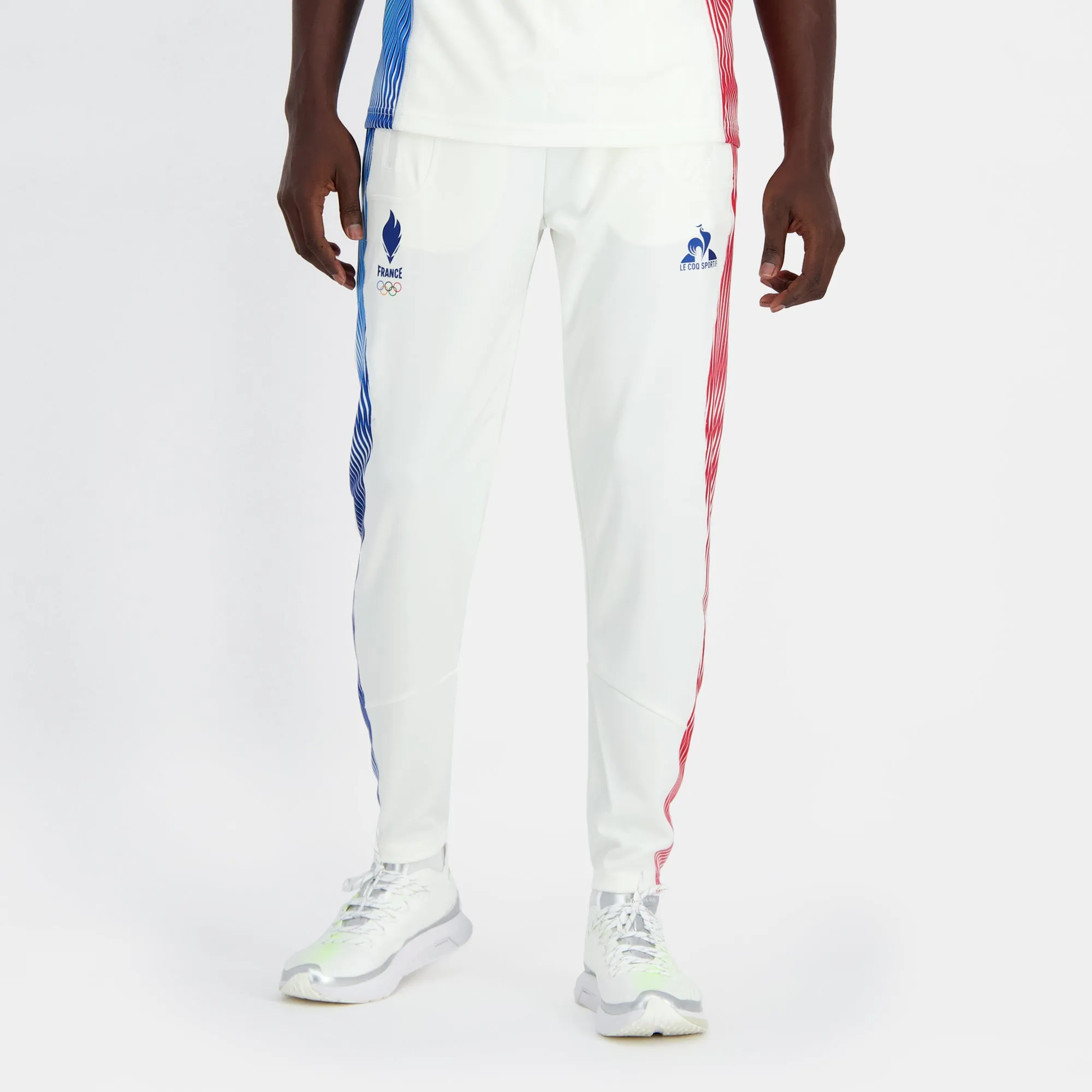 2420431-O TRAINING Pant N°1 M marshmallow | Pantalon training officiel Équipe de France Homme sold by Le Coq Sportif