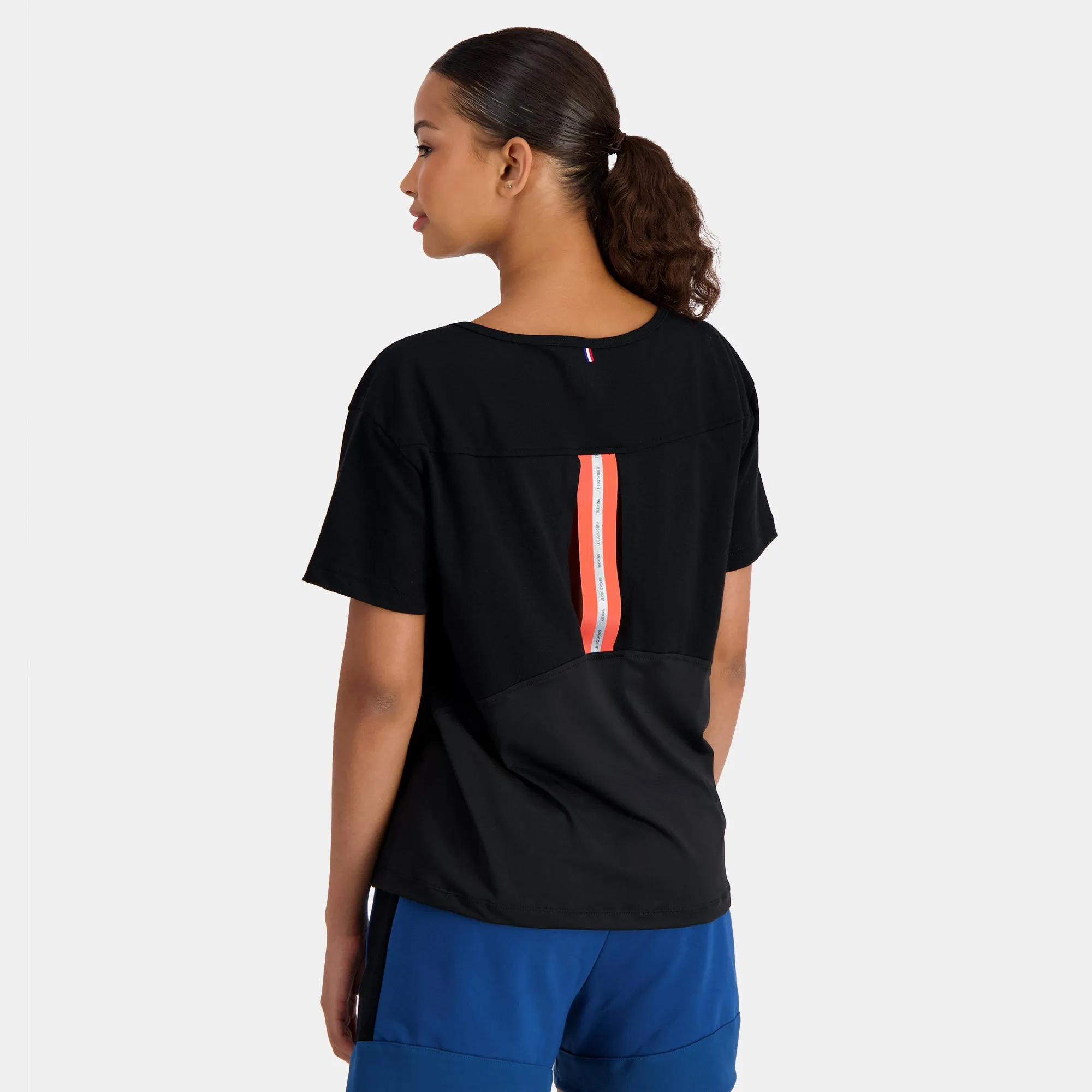 2310658-TRAINING LF Tee SS N°4 W black | T-shirt Femme sold by Le Coq Sportif product image thumbnail 4
