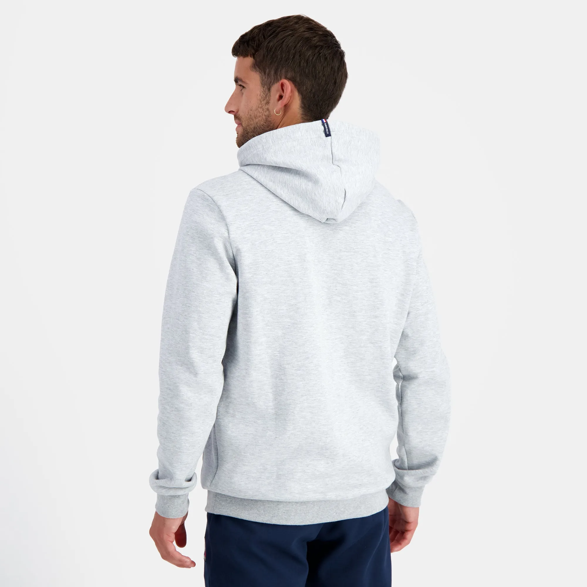 2310556-ESS Hoody N°2 M gris chiné clair | Sweat à capuche Homme sold by Le Coq Sportif product image thumbnail 4
