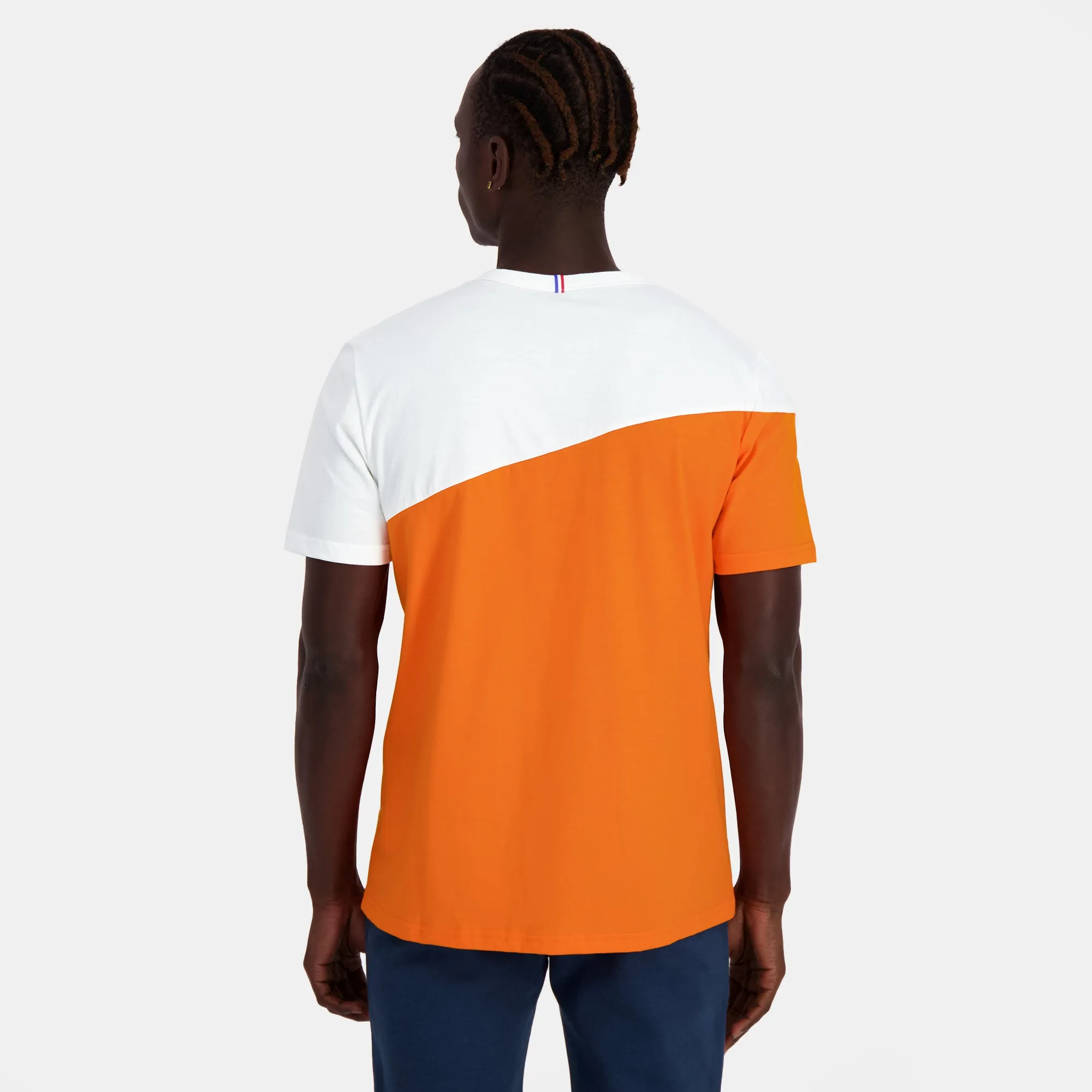 2410249-BAT Tee SS N°2 M n.o.w/scarlet ibis | T-shirt Unisexe sold by Le Coq Sportif product image thumbnail 5