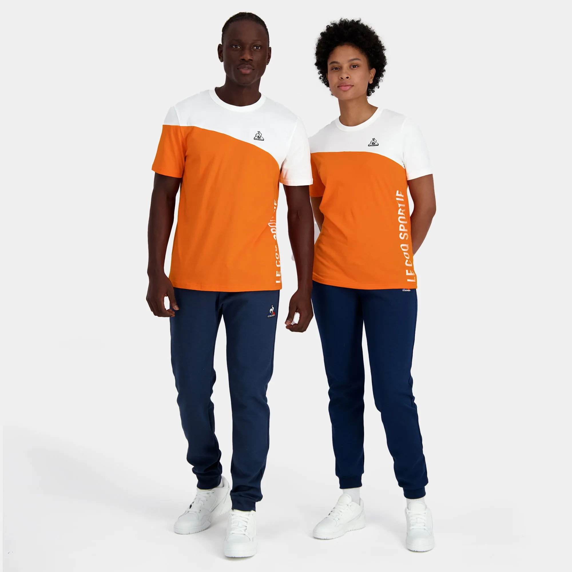 2410249-BAT Tee SS N°2 M n.o.w/scarlet ibis | T-shirt Unisexe sold by Le Coq Sportif product image thumbnail 2