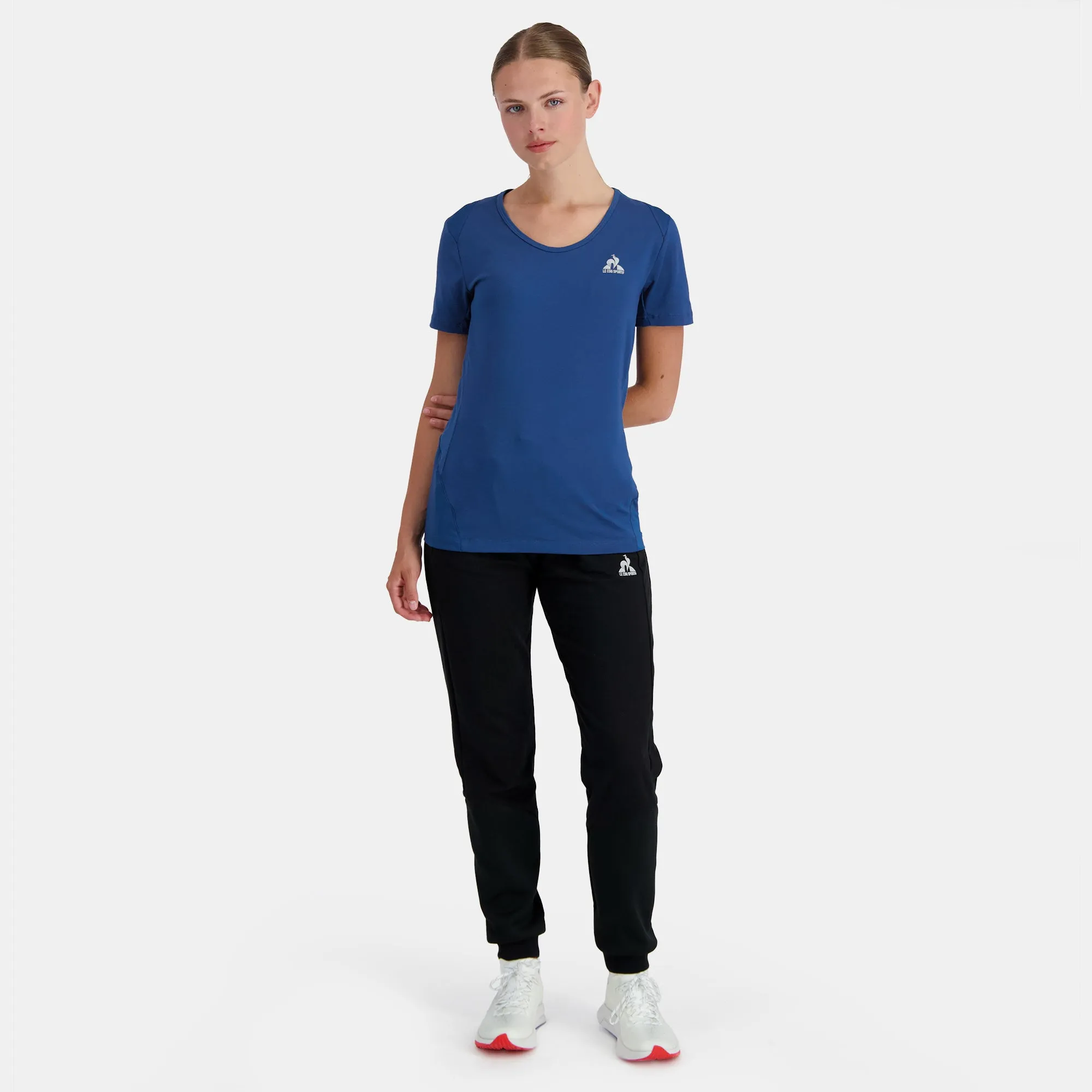 2310657-TRAINING LF Tee SS N°3 W bleu perf | T-shirt Femme sold by Le Coq Sportif product image thumbnail 5