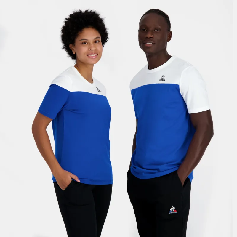 2410643-BAT Tee SS N°3 M lapis blue/new optical | T-shirt Unisexe sold by Le Coq Sportif