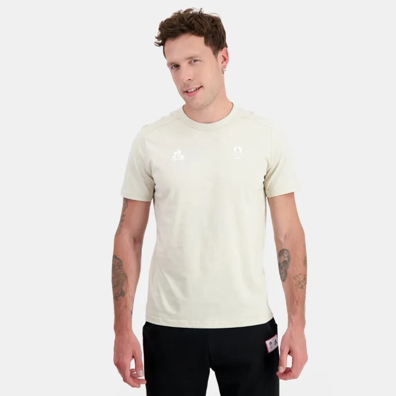 2411048-ESS P24 Tee SS N°2 M peyote | T-shirt Homme sold by Le Coq Sportif