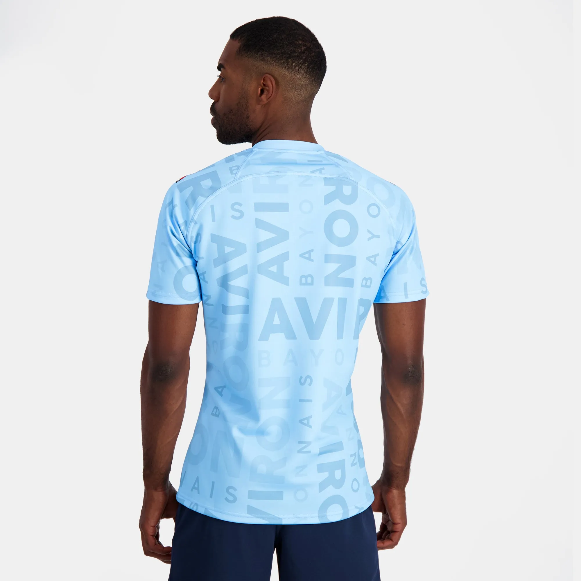 2320310-AB MAILLOT Pre-match SS M fly blue | Maillot Homme sold by Le Coq Sportif product image thumbnail 4