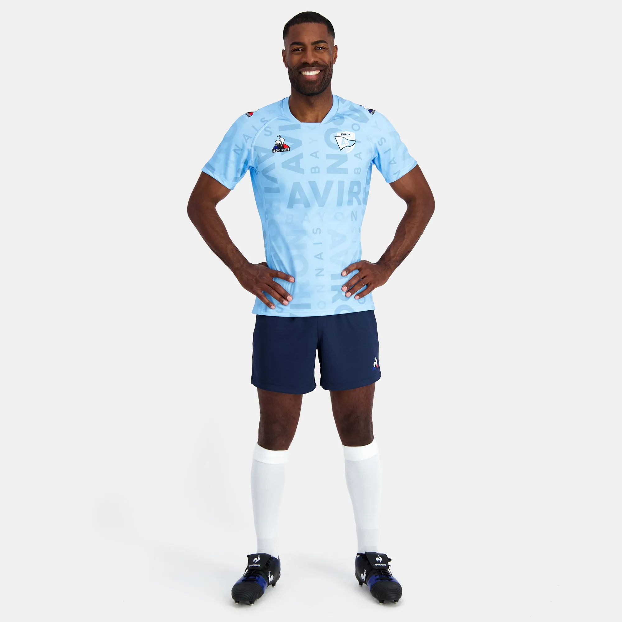 2320310-AB MAILLOT Pre-match SS M fly blue | Maillot Homme sold by Le Coq Sportif product image thumbnail 5