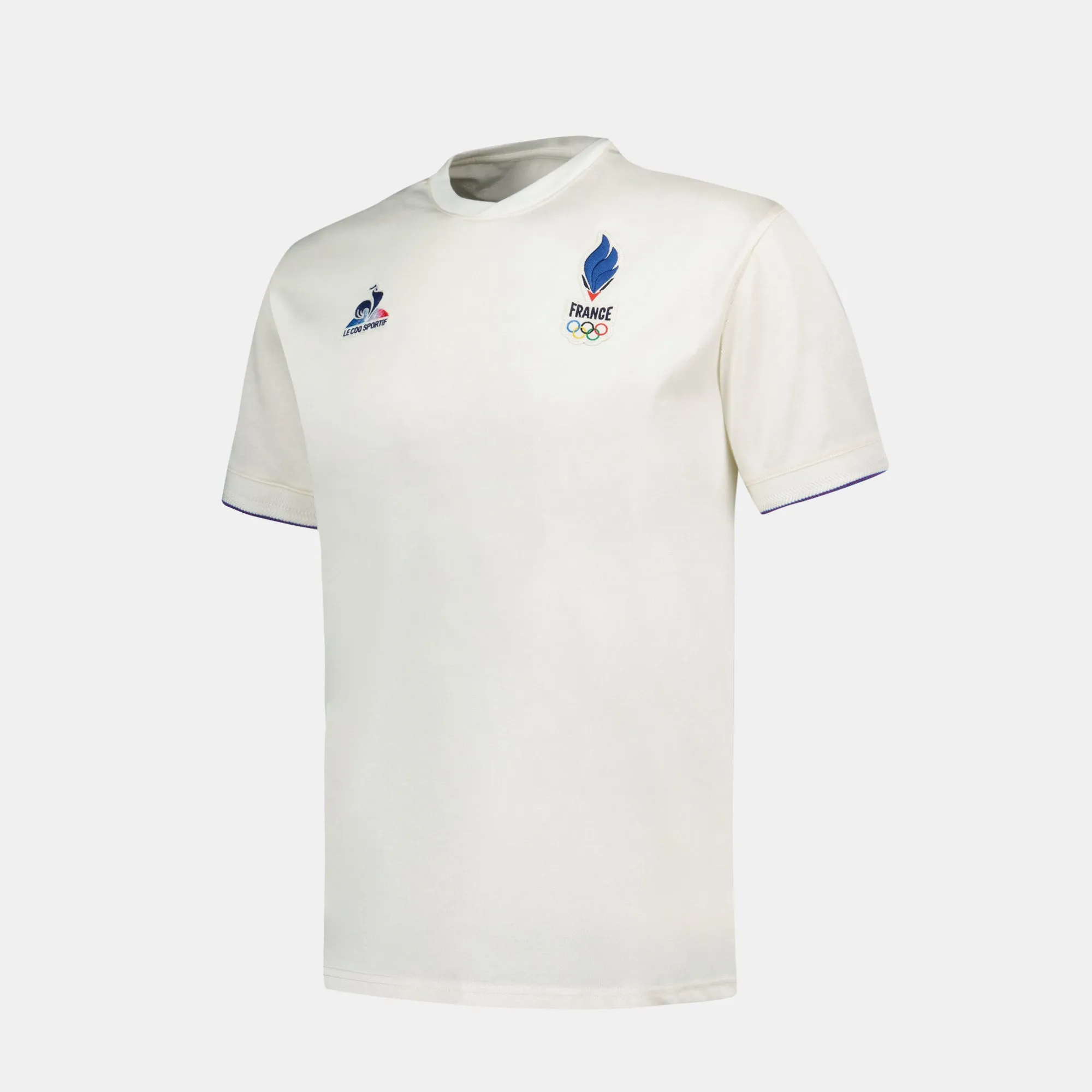 2421016-EFRO 24 Tee SS DOT M écru | T-shirt Homme sold by Le Coq Sportif product image thumbnail 3