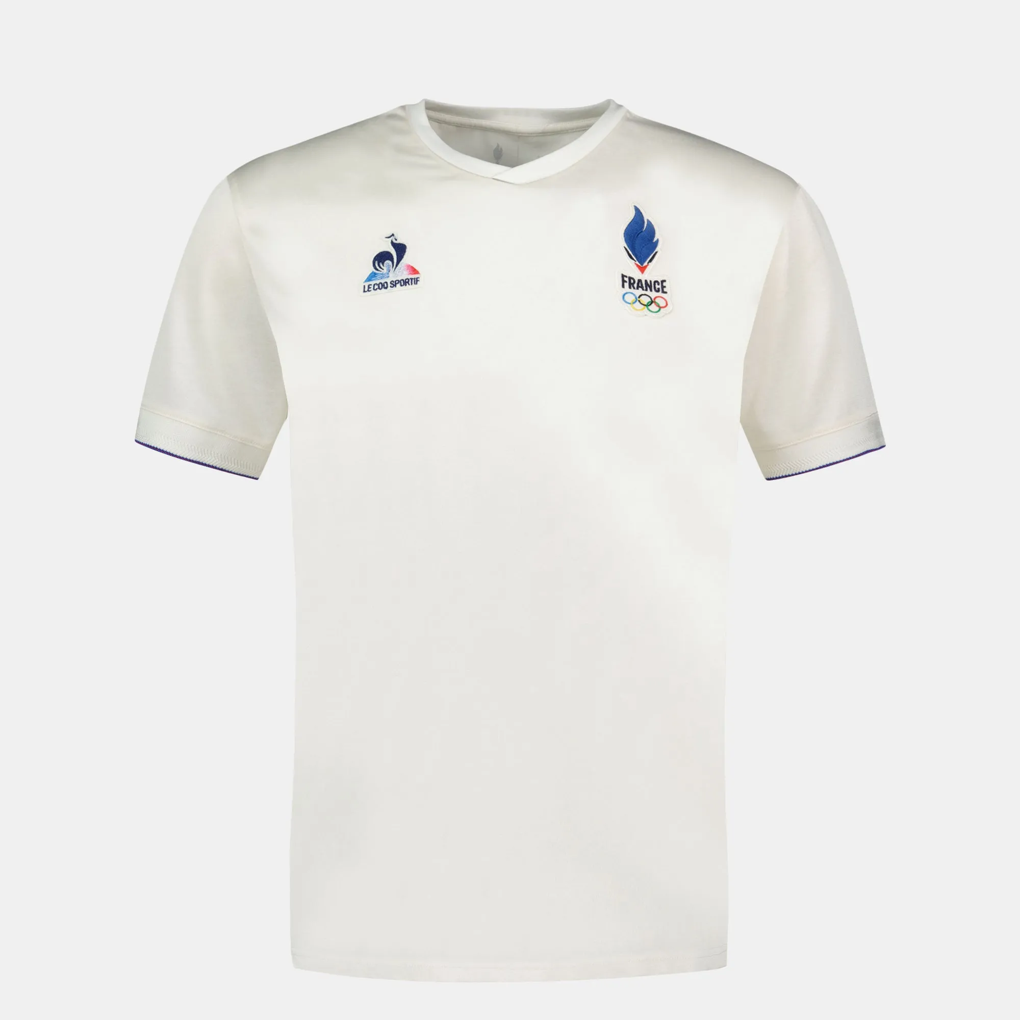 2421016-EFRO 24 Tee SS DOT M écru | T-shirt Homme sold by Le Coq Sportif