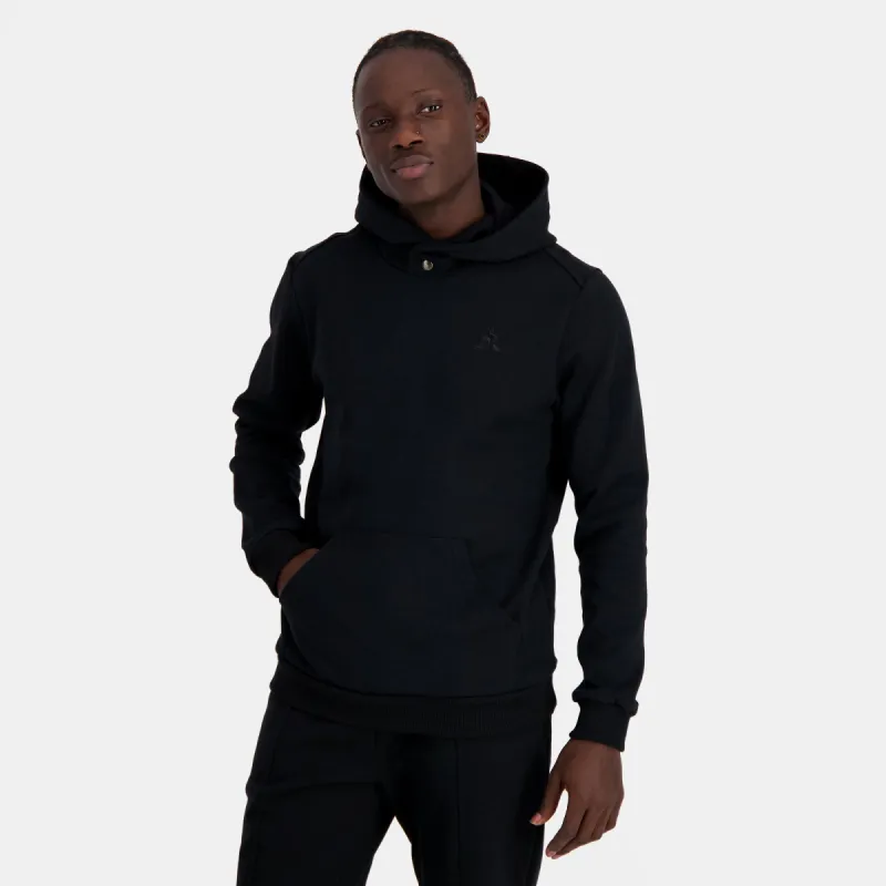 2410417-ESS T/T Hoody N°1 M black | Sweat à capuche Homme sold by Le Coq Sportif