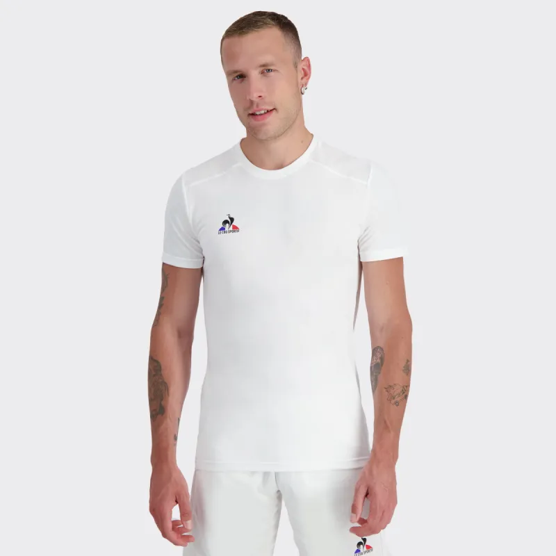 2320135-TENNIS Tee SS N°4 M new optical white | T-shirt Homme sold by Le Coq Sportif