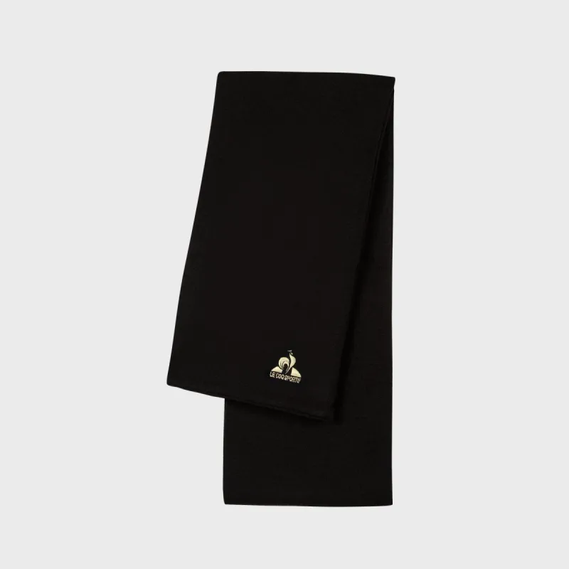 2410659-COQ D'OR Echarpe N°1 black | Écharpe Unisexe sold by Le Coq Sportif