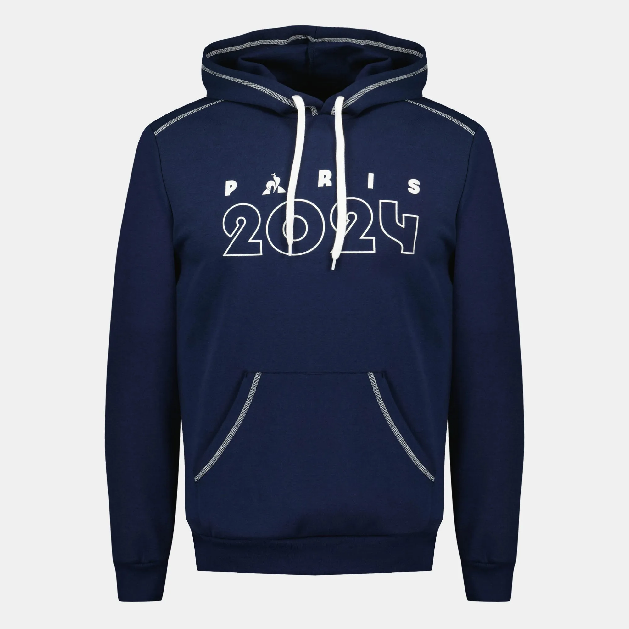 2410571-GRAPHIC P24 Hoody N°3 M bleu nuit | Sweat à capuche Homme sold by Le Coq Sportif product image thumbnail 2