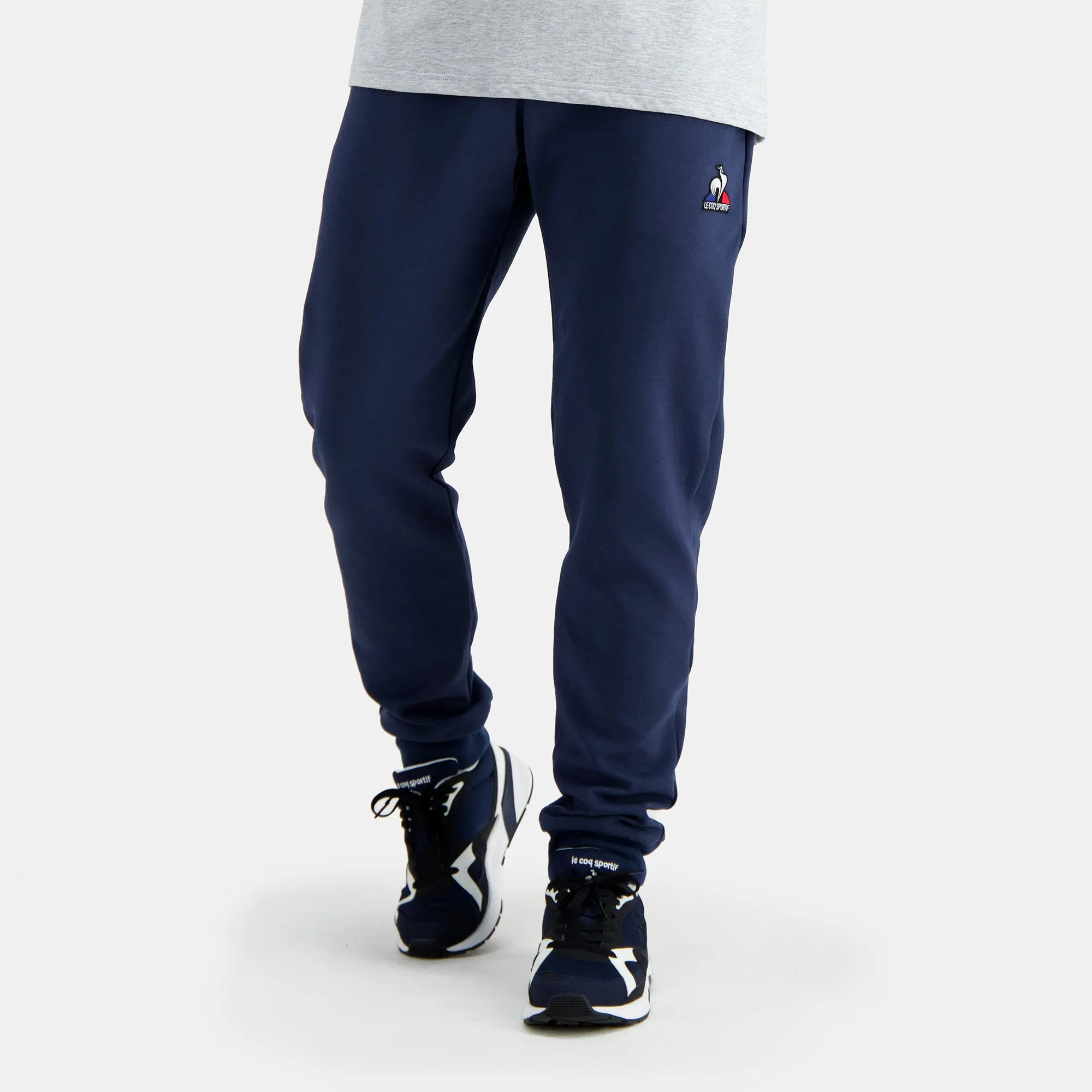 2310500-ESS Pant Slim N°1 M dress blues | Pantalon Slim Homme sold by Le Coq Sportif