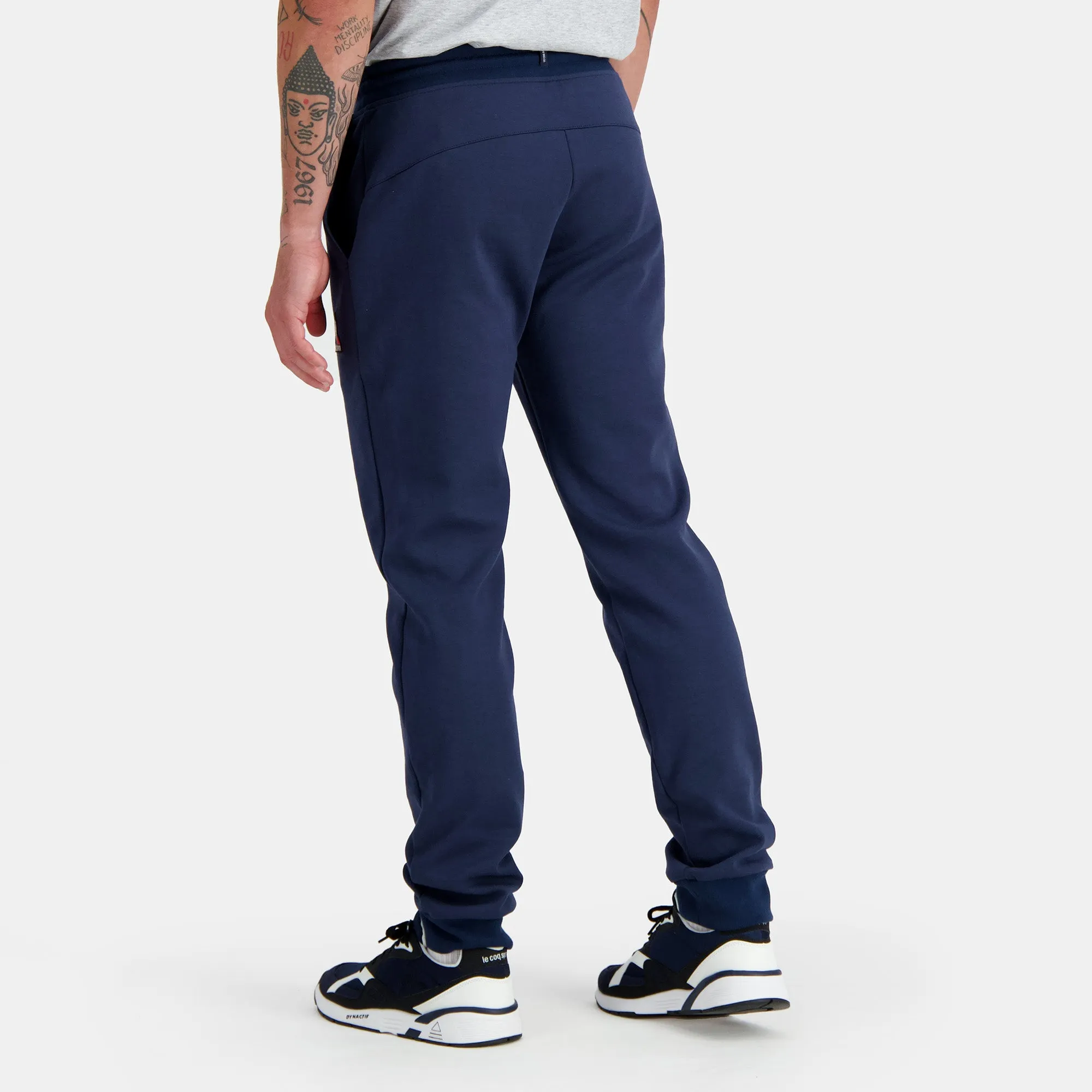 2310500-ESS Pant Slim N°1 M dress blues | Pantalon Slim Homme sold by Le Coq Sportif product image thumbnail 4