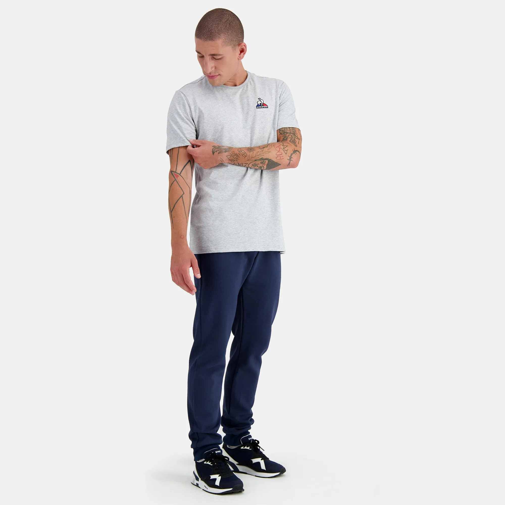 2310500-ESS Pant Slim N°1 M dress blues | Pantalon Slim Homme sold by Le Coq Sportif product image thumbnail 5