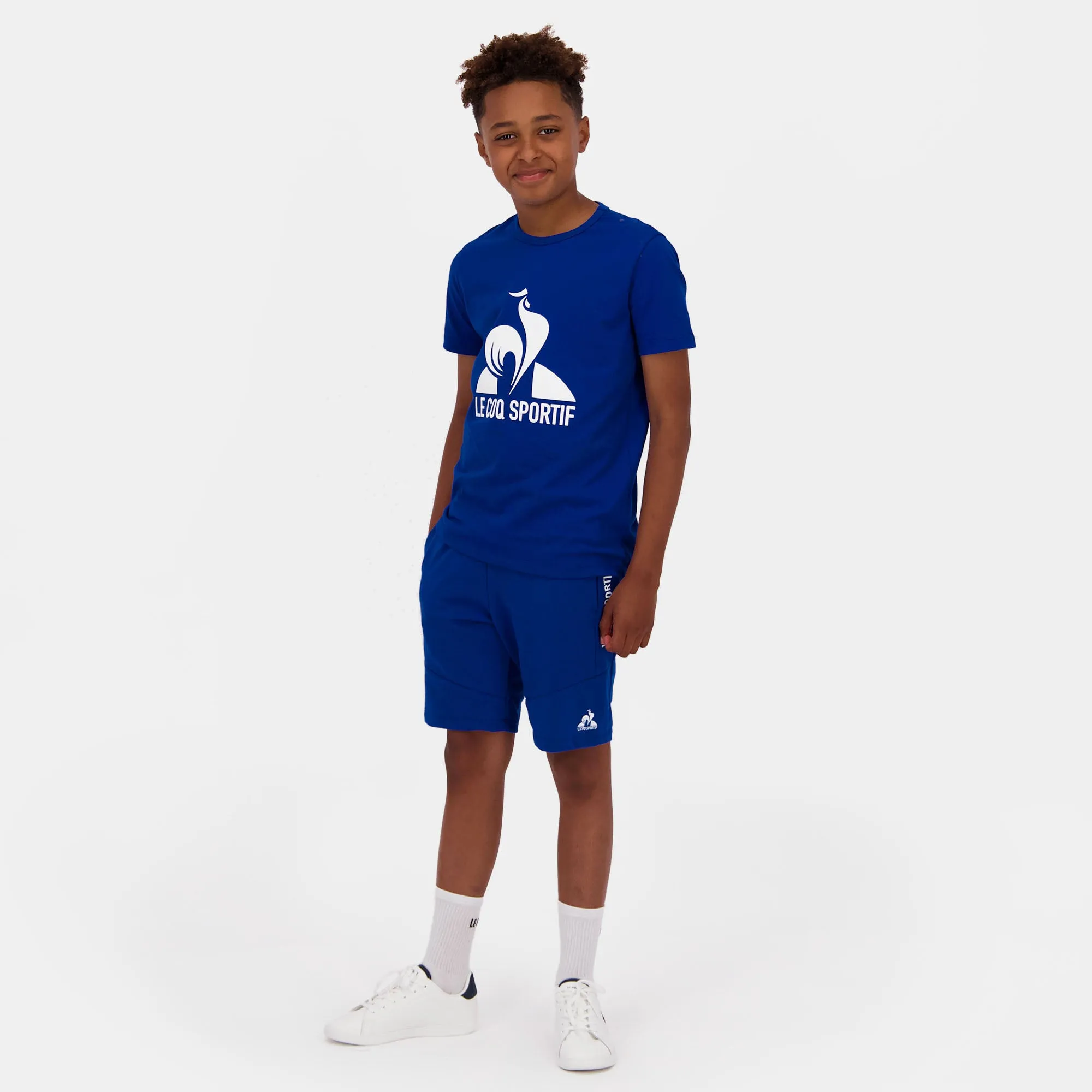 2422930-ESS Short Regular N°1 Enfant bleu electr | Short Enfant sold by Le Coq Sportif product image thumbnail 5