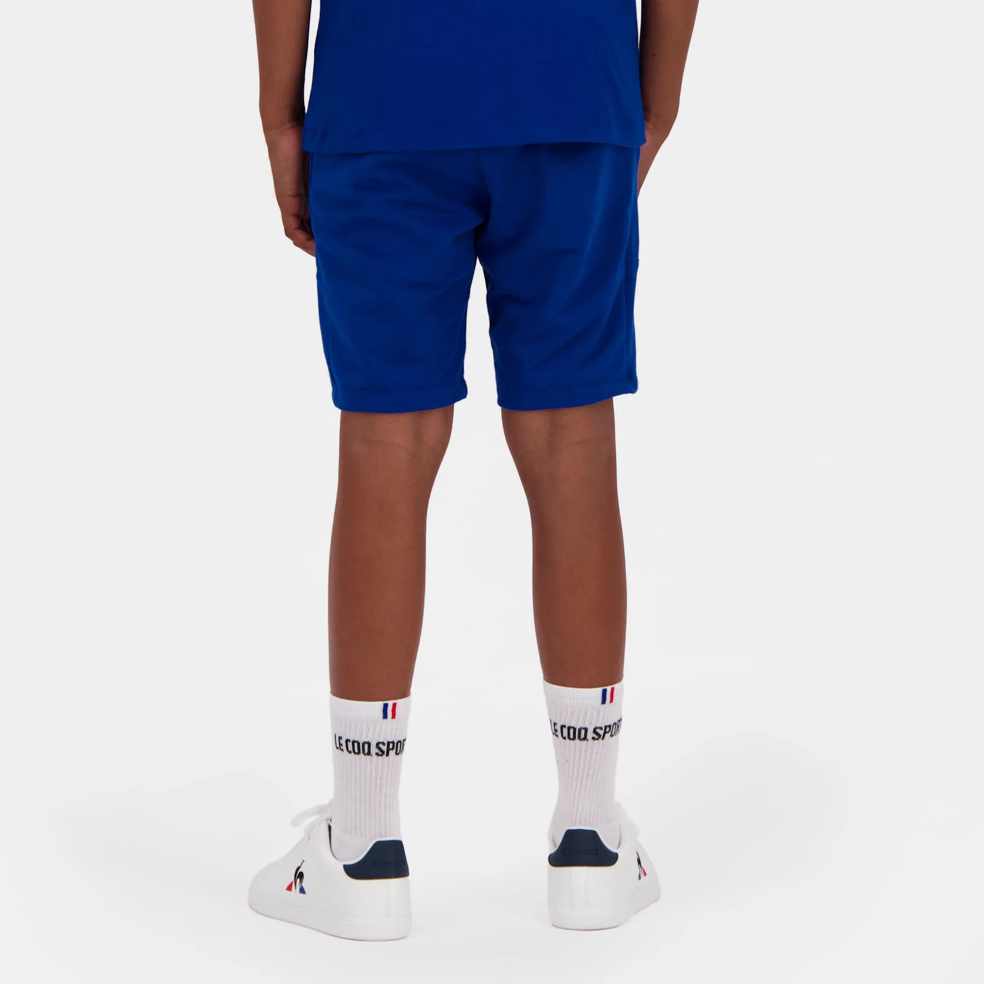 2422930-ESS Short Regular N°1 Enfant bleu electr | Short Enfant sold by Le Coq Sportif product image thumbnail 4