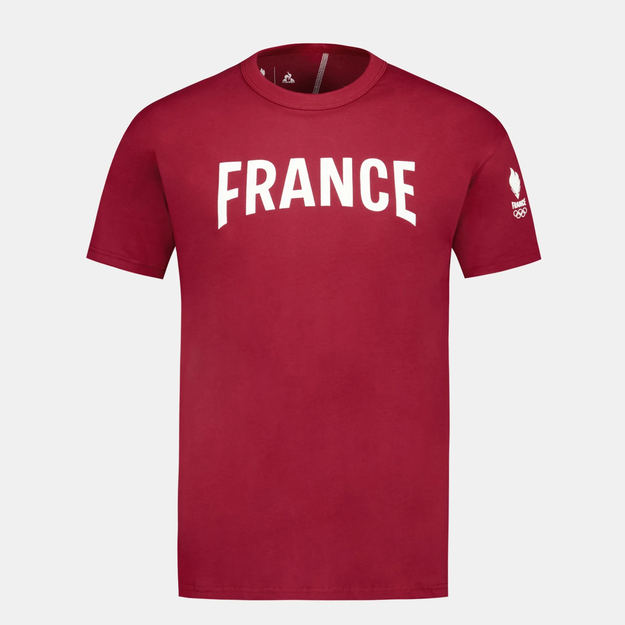 2410043-EFRO 24 Tee SS N°2 M rio red | T-shirt Équipe de France Homme sold by Le Coq Sportif product image thumbnail 2