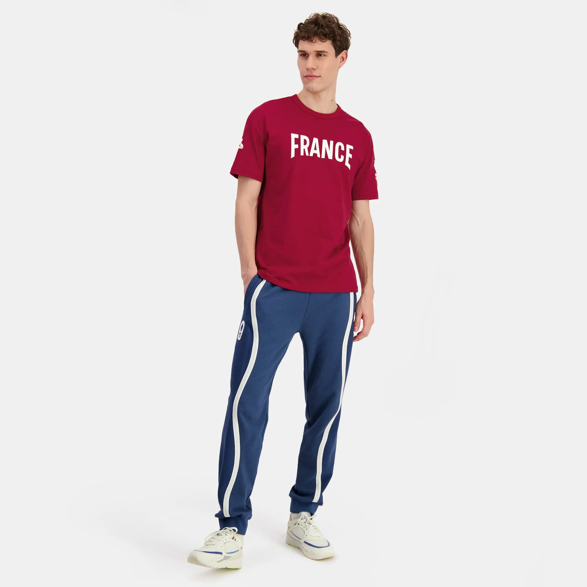 2410043-EFRO 24 Tee SS N°2 M rio red | T-shirt Équipe de France Homme sold by Le Coq Sportif product image thumbnail 5