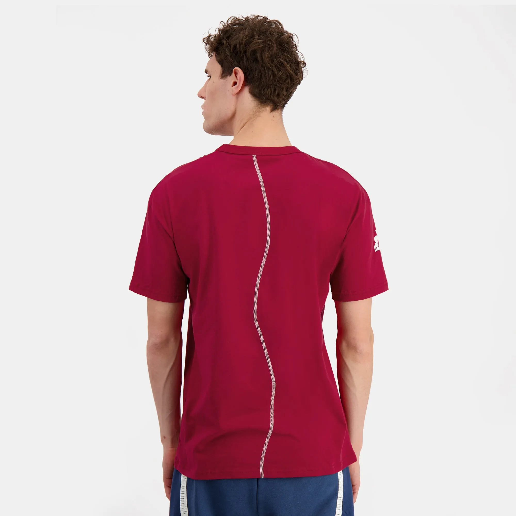 2410043-EFRO 24 Tee SS N°2 M rio red | T-shirt Équipe de France Homme sold by Le Coq Sportif product image thumbnail 4