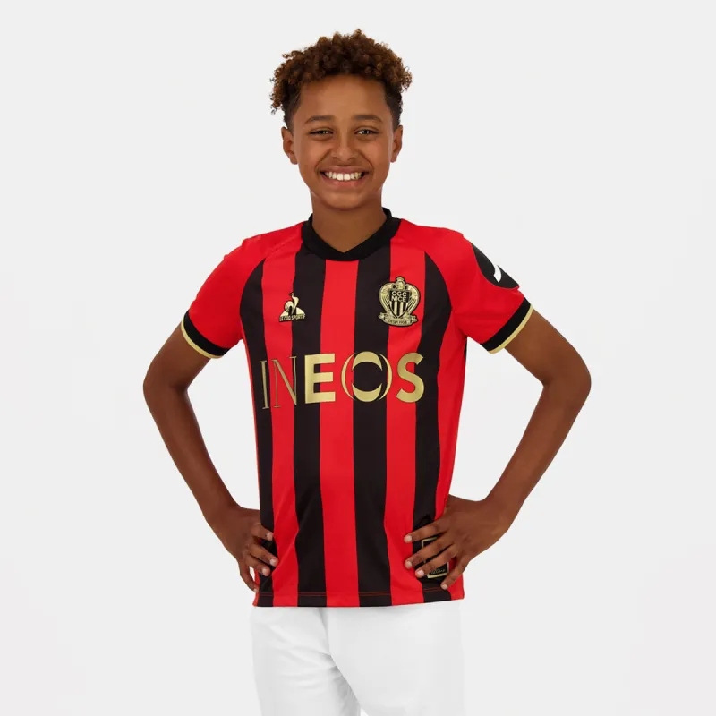 2421918-OGC NICE Maillot Replica DOM SP 24 Enf. | Maillot Home officiel Enfant sold by Le Coq Sportif