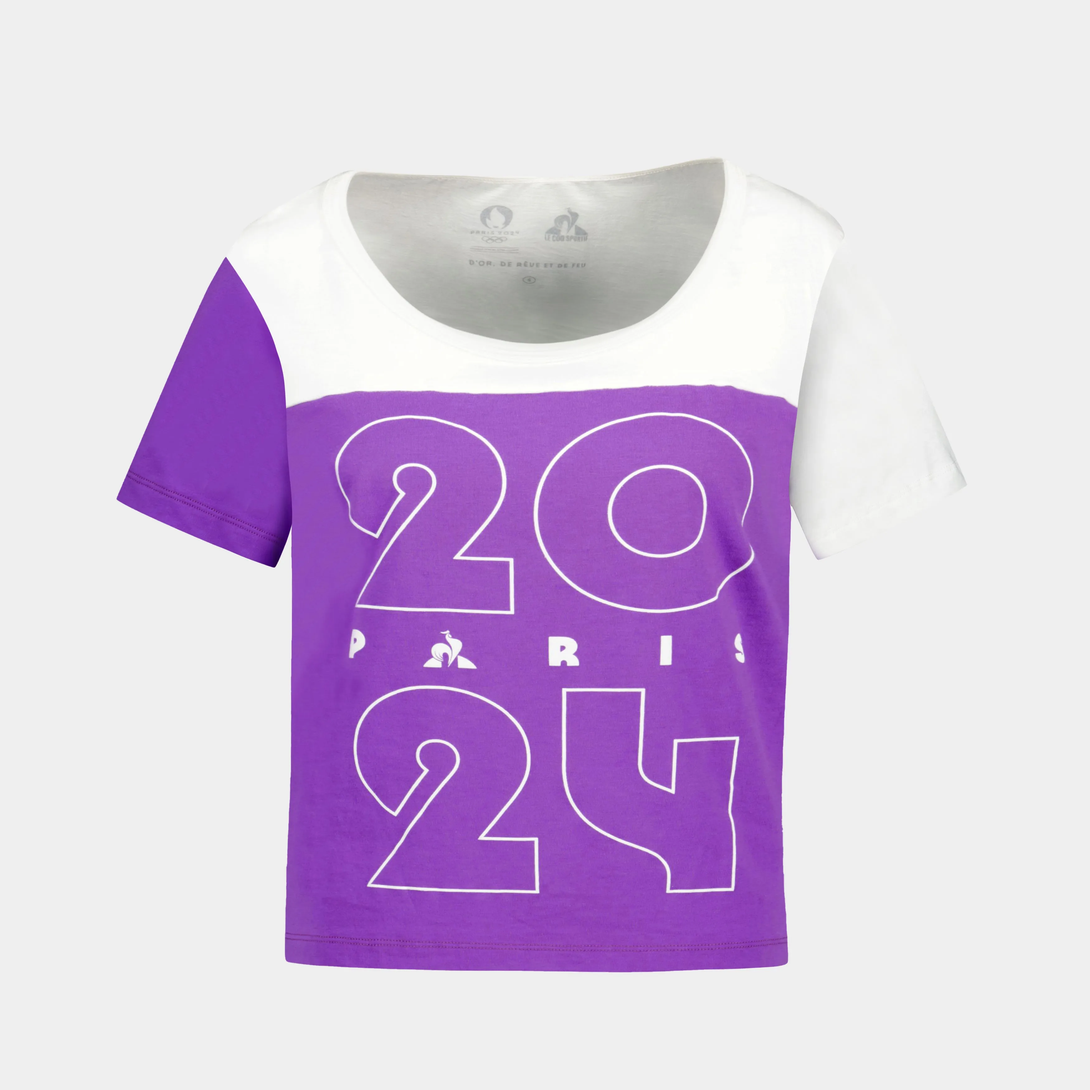 2410585-GRAPHIC P24 Tee SS N°2 W chive blossom/m | T-shirt Femme sold by Le Coq Sportif product image thumbnail 2